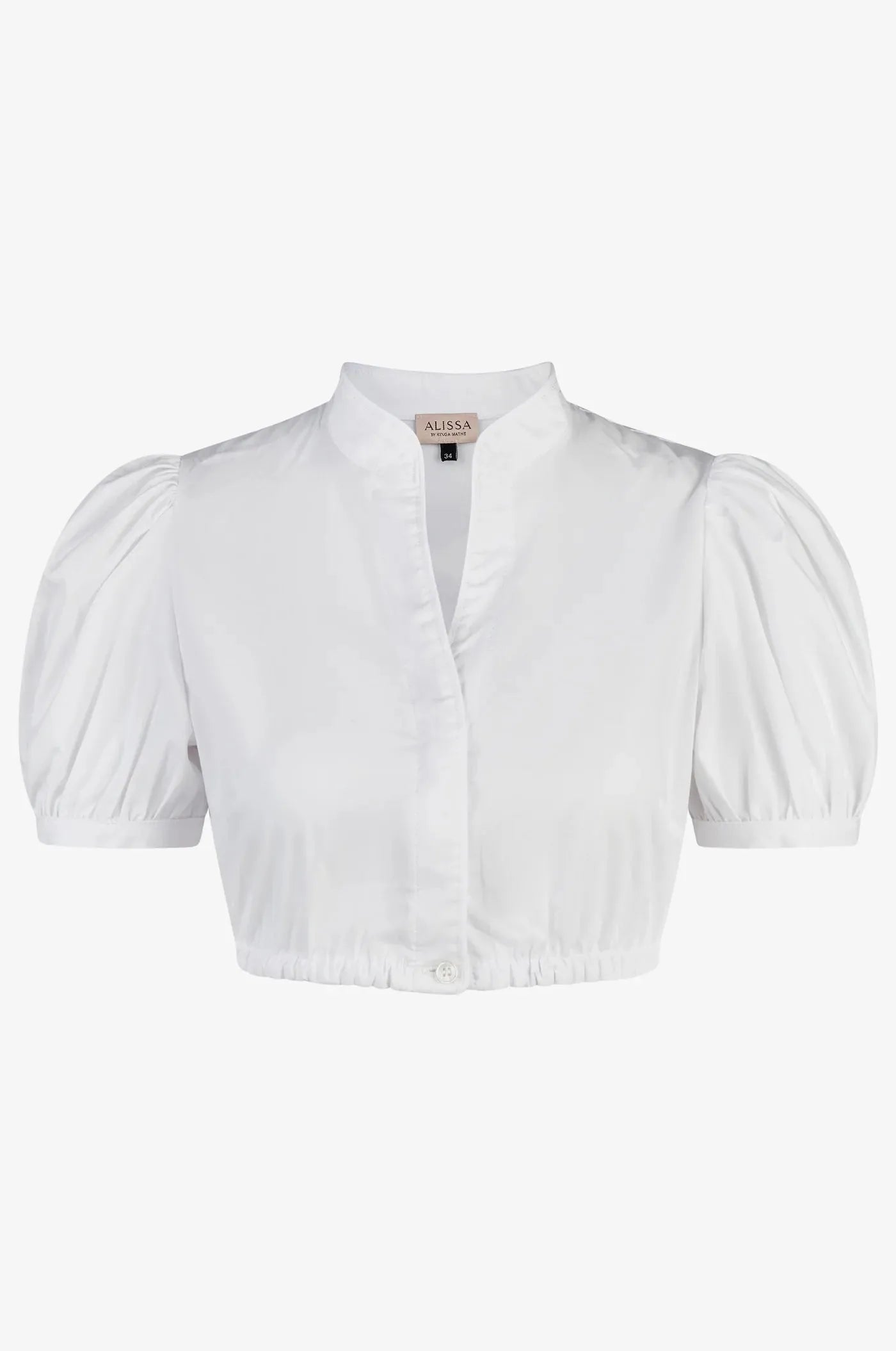 Kinga Mathe Dirndlbluse Gini Weiß