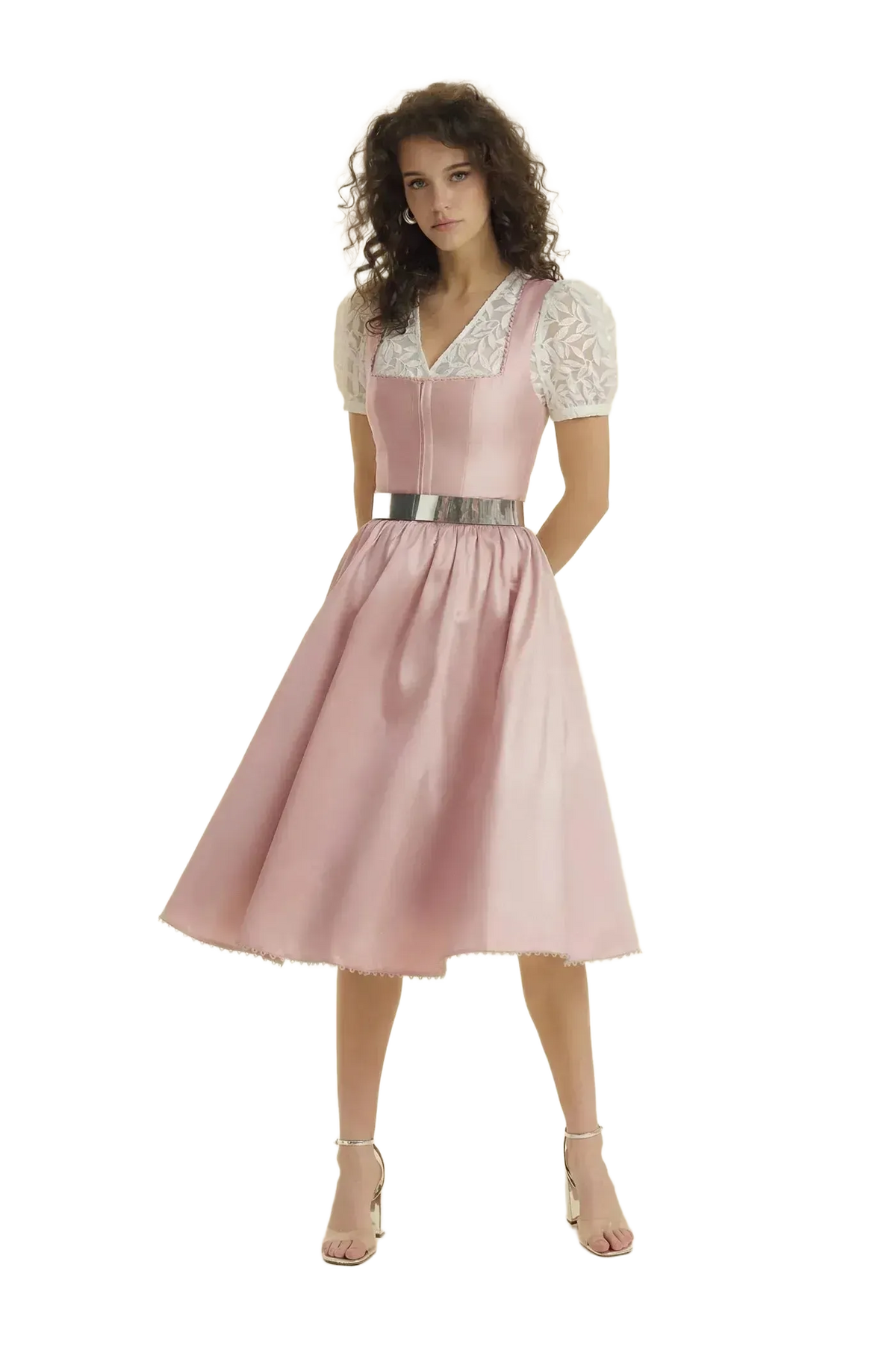 Kinga Mathe Dirndlbluse Anna Weiß