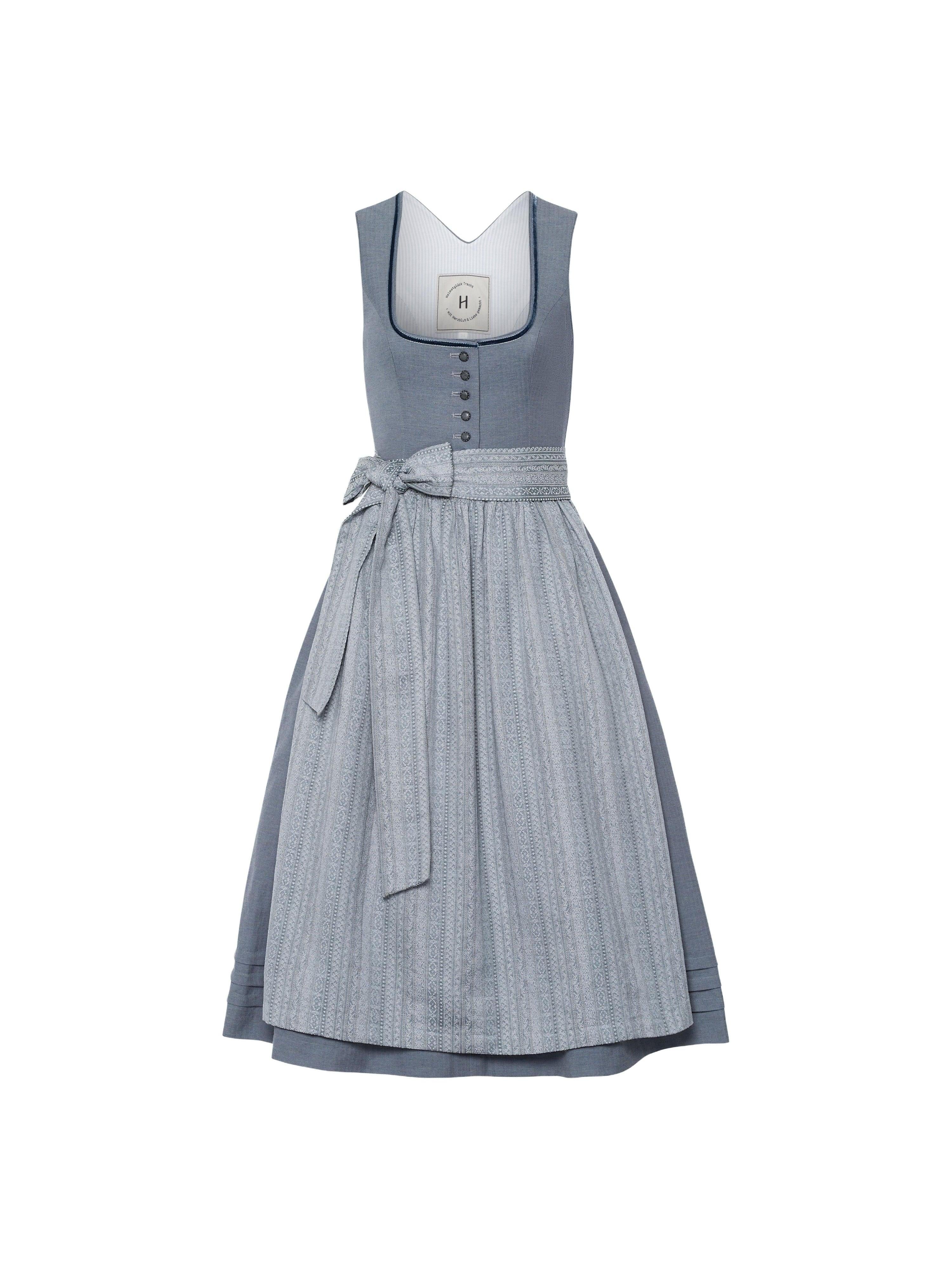 Heimatglück Dirndl Johanna Hellblau