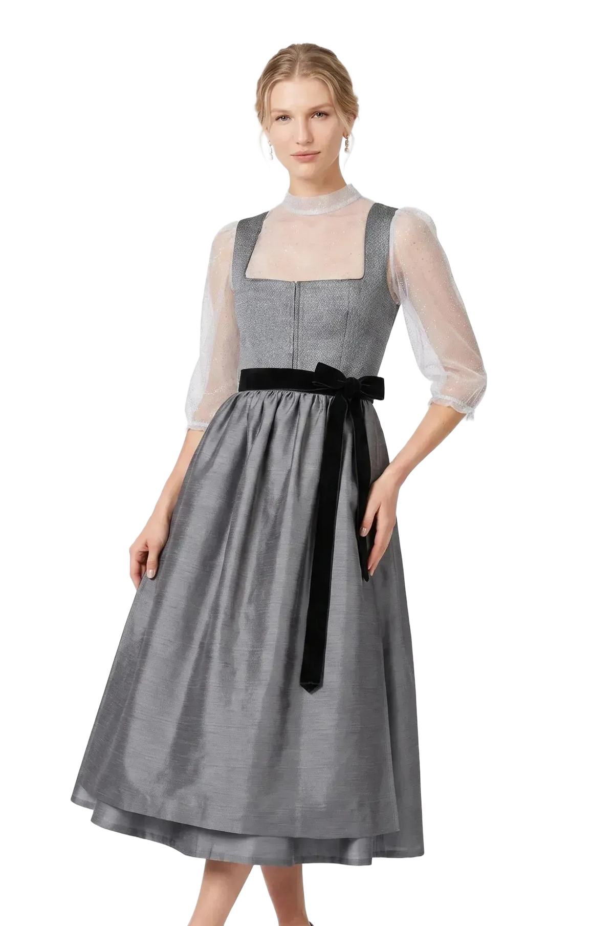 Kinga Mathe Dirndl Fasano Grau