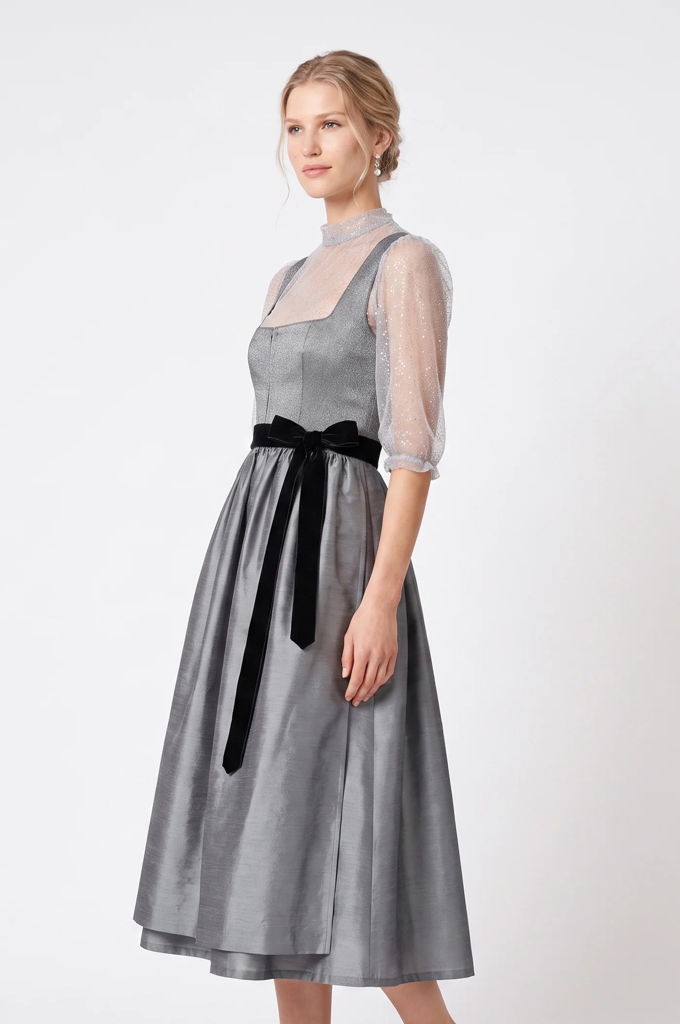 Kinga Mathe Dirndl Fasano Grau