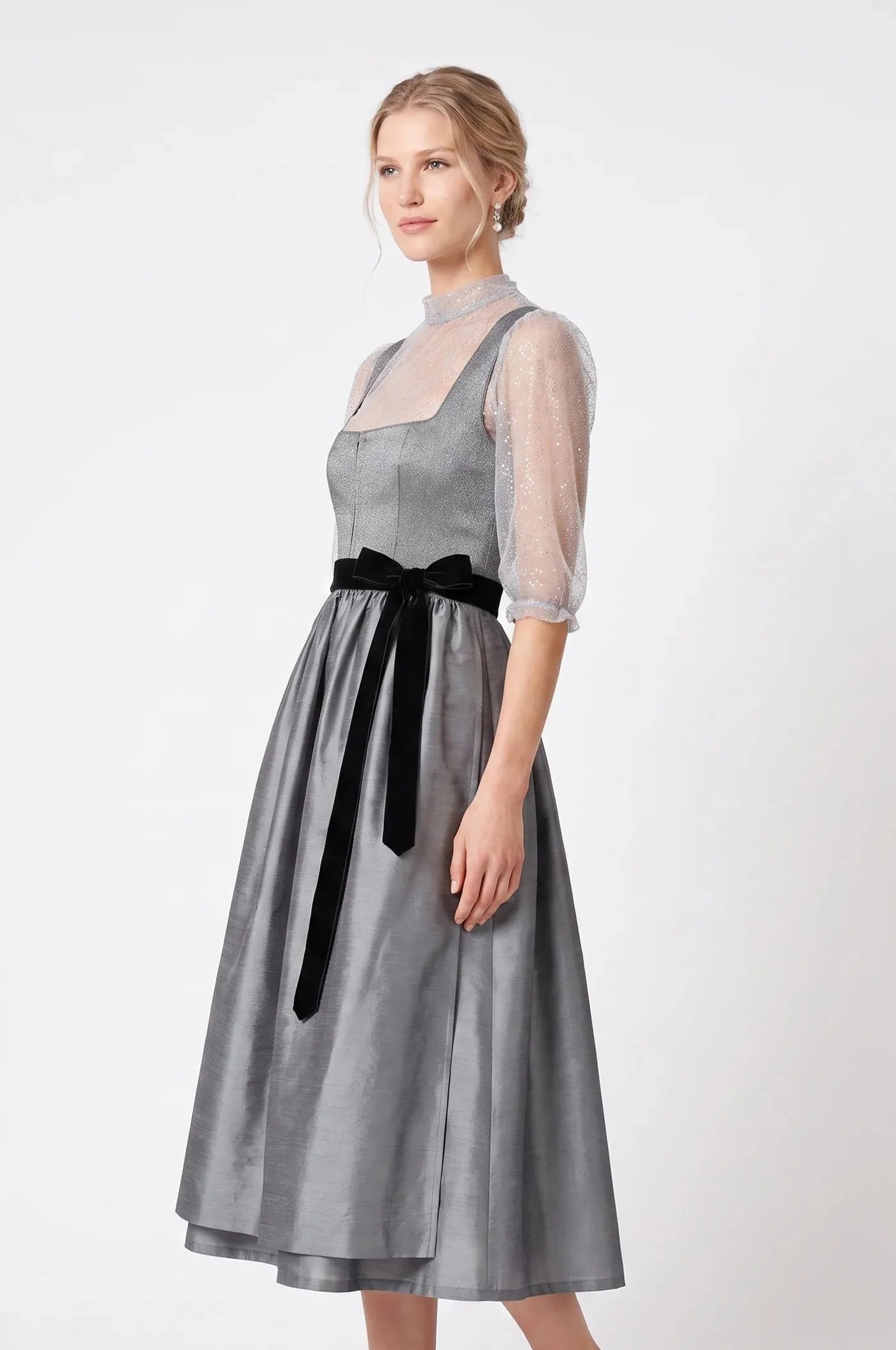 Kinga Mathe Dirndl Fasano Grau