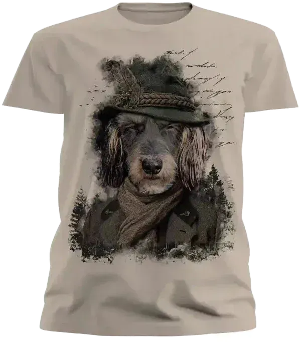 Almtracht T-Shirt Fonsi Sand