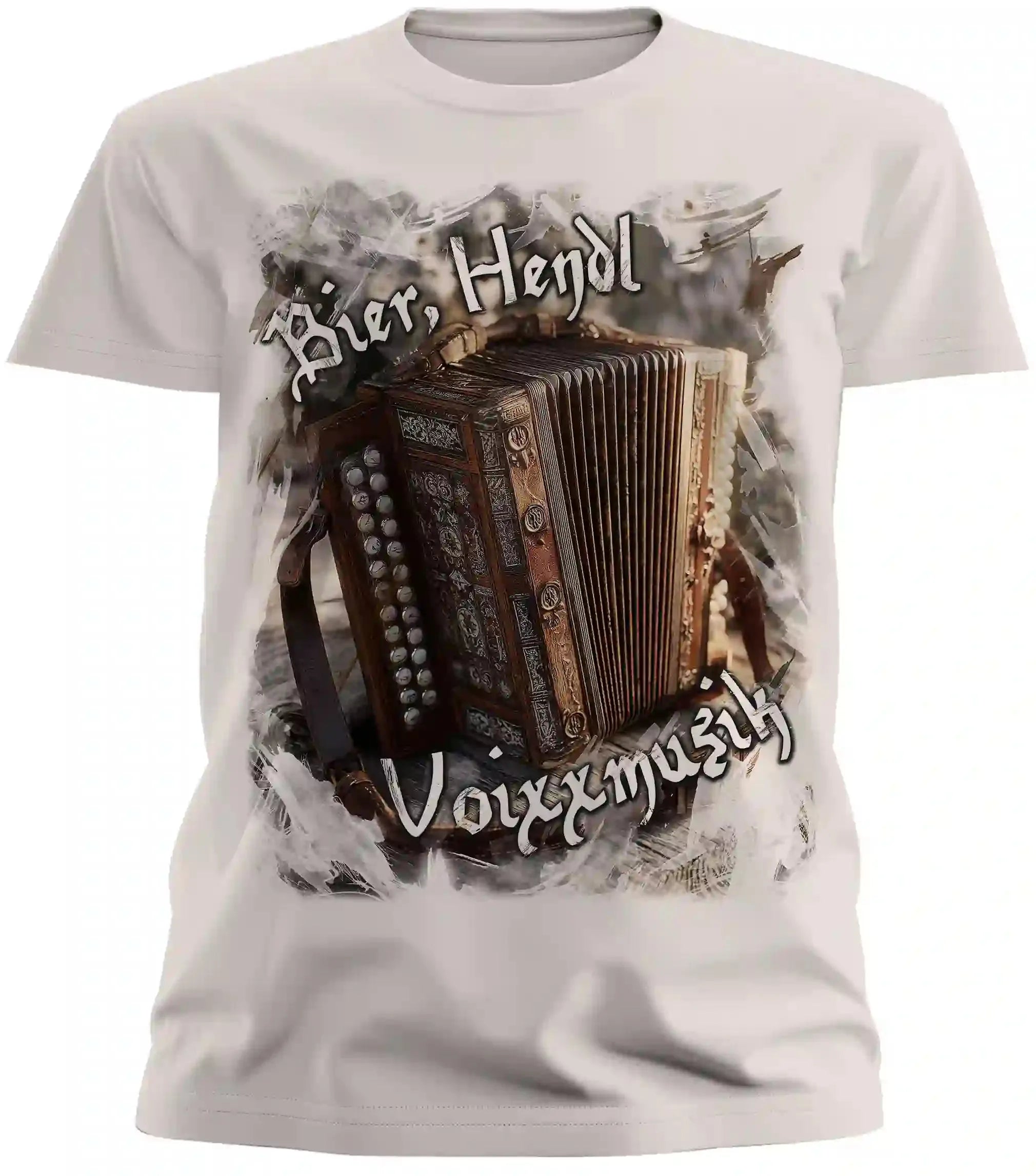 Almtracht T-Shirt Bier, Hendl, Voixxmusik