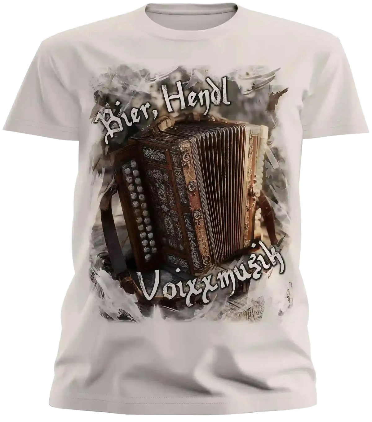 Almtracht T-Shirt Bier, Hendl, Voixxmusik