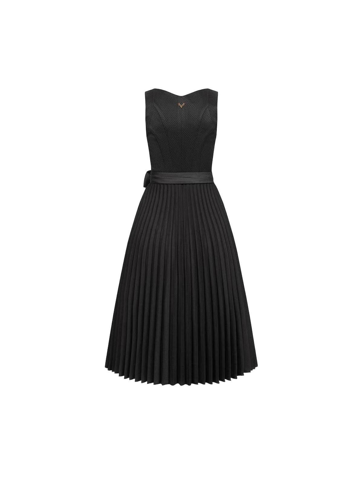 CocoVero Plisee-Dirndl Hedi Caviar