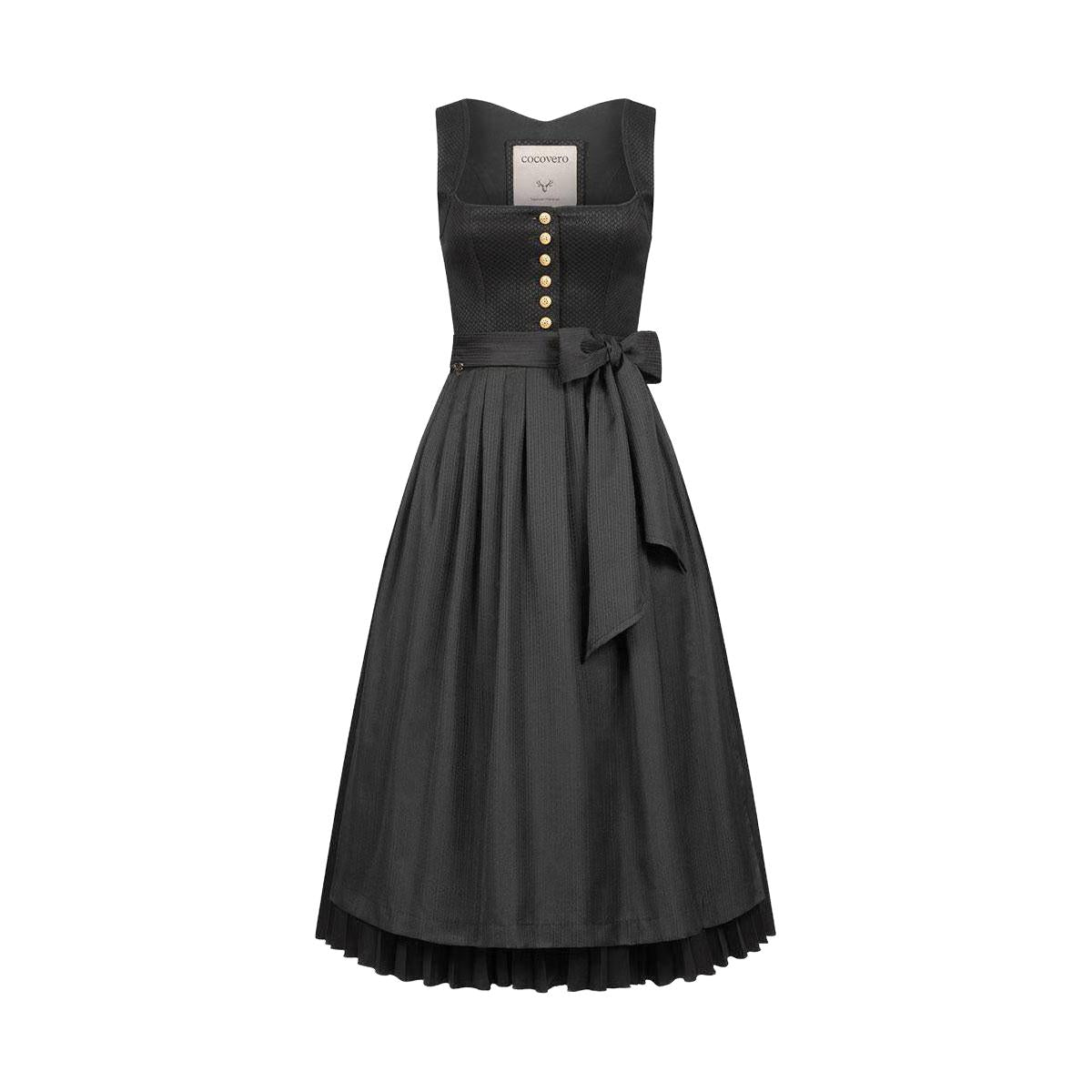 CocoVero Plisee-Dirndl Hedi Caviar