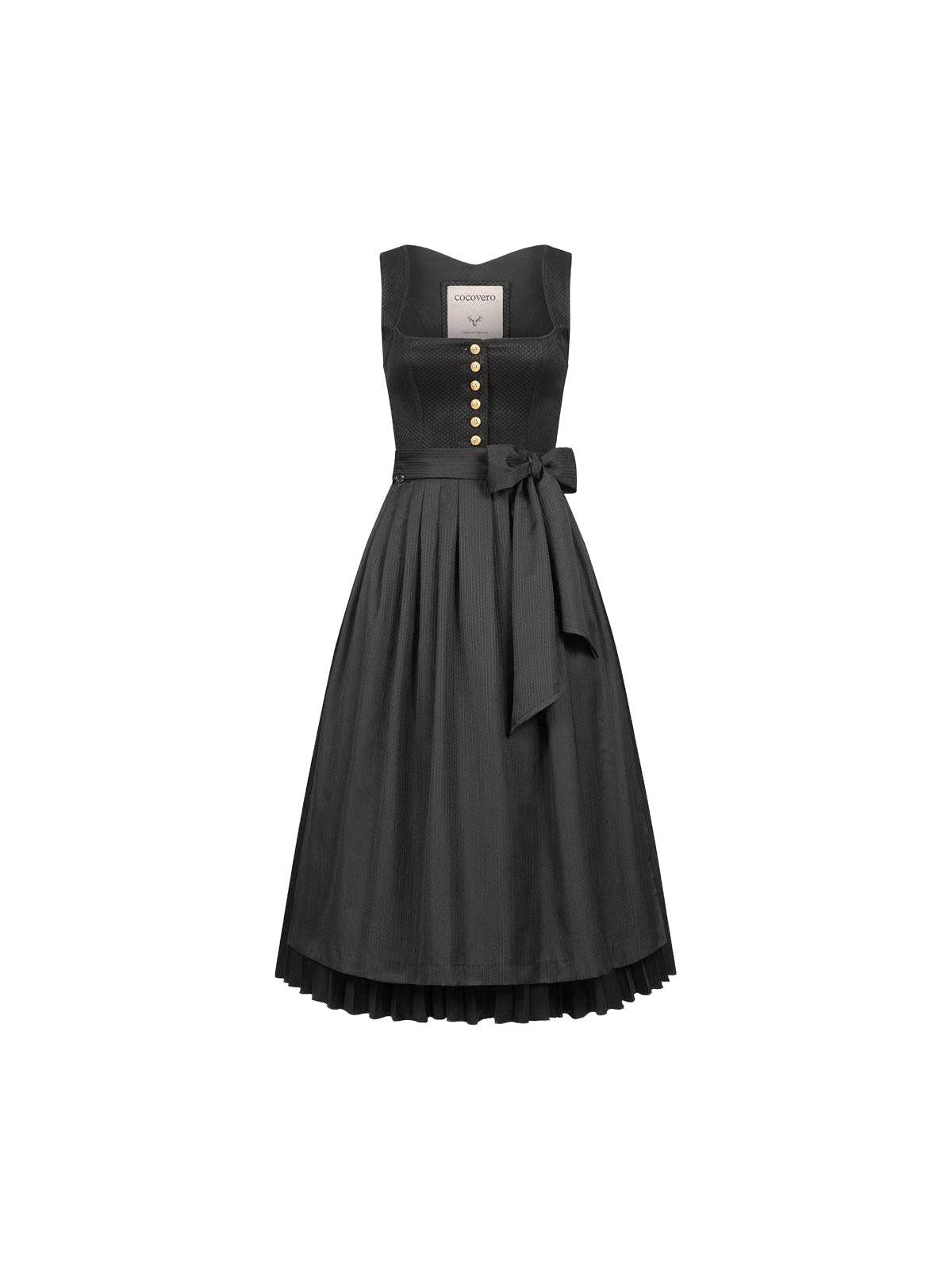 CocoVero Plisee-Dirndl Hedi Caviar