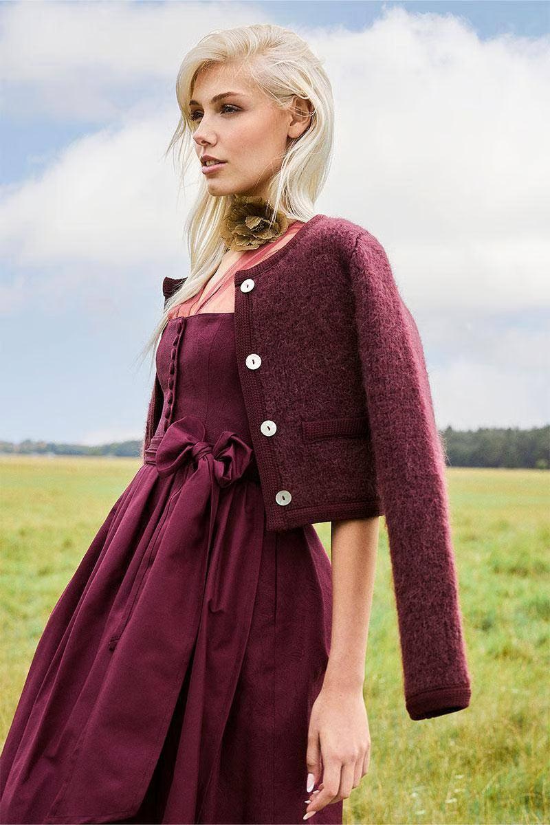 Cocovero Dirnd Hedi Tinted Bordeaux