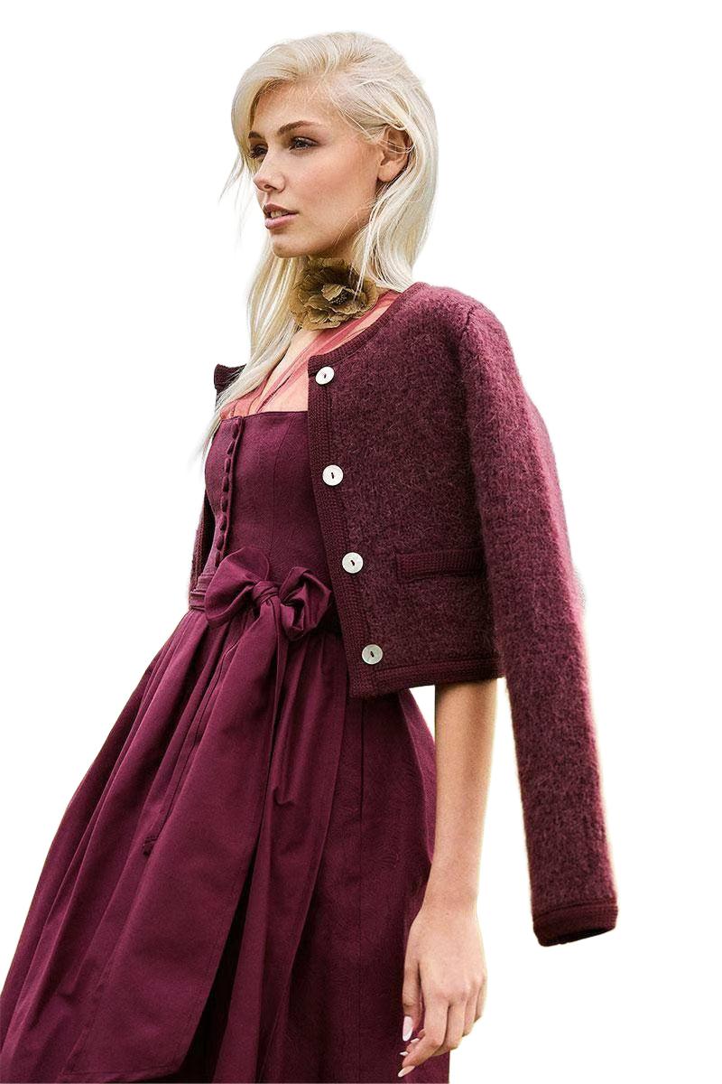 Cocovero Dirnd Hedi Tinted Bordeaux