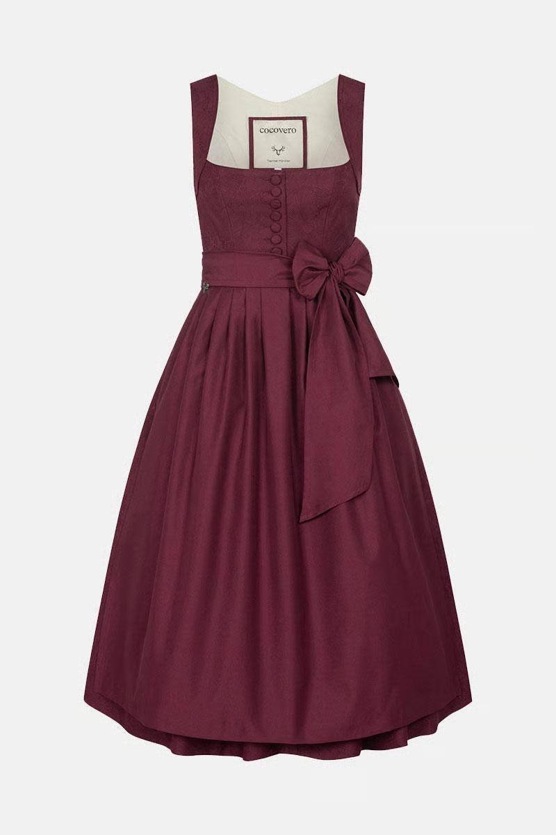 Cocovero Dirnd Hedi Tinted Bordeaux