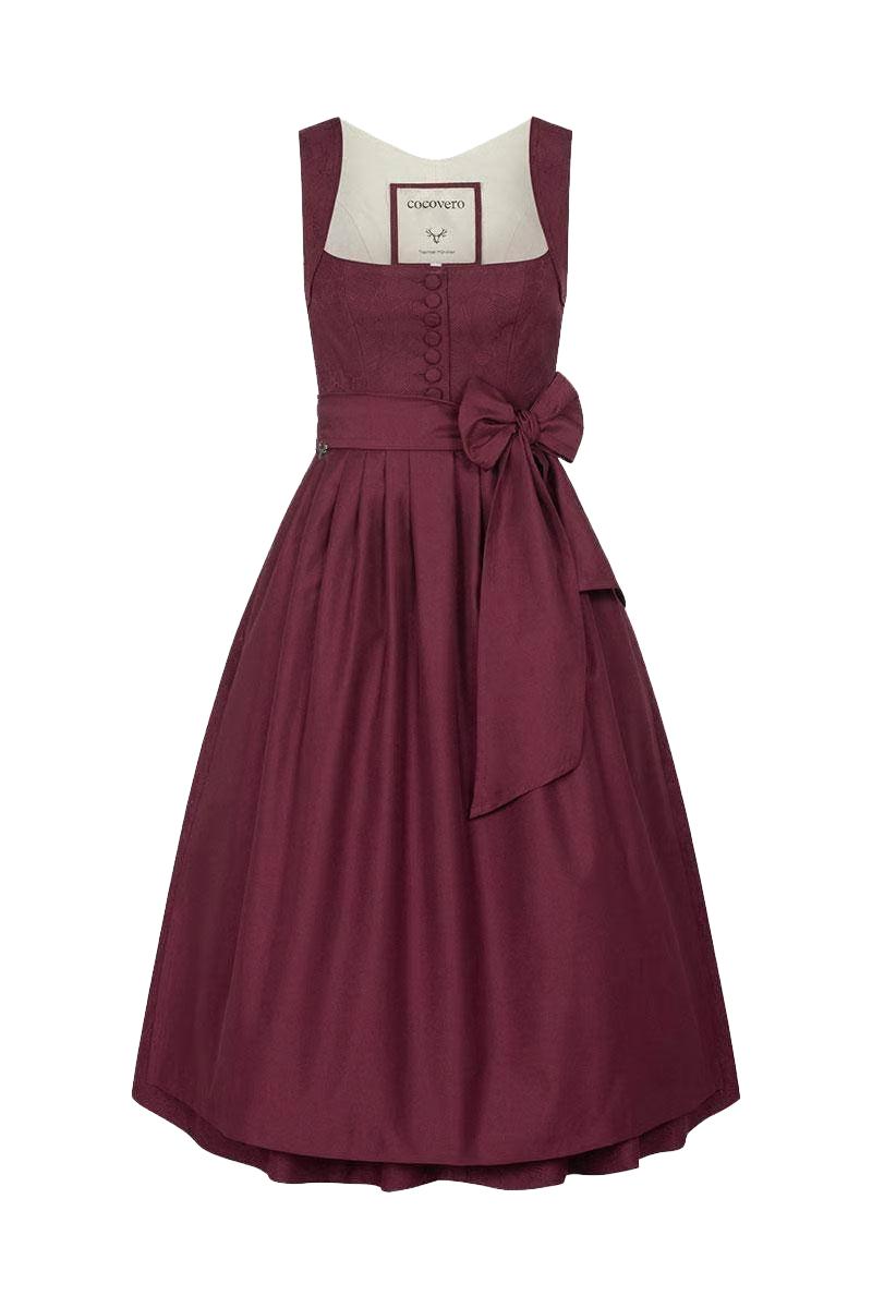 Cocovero Dirnd Hedi Tinted Bordeaux