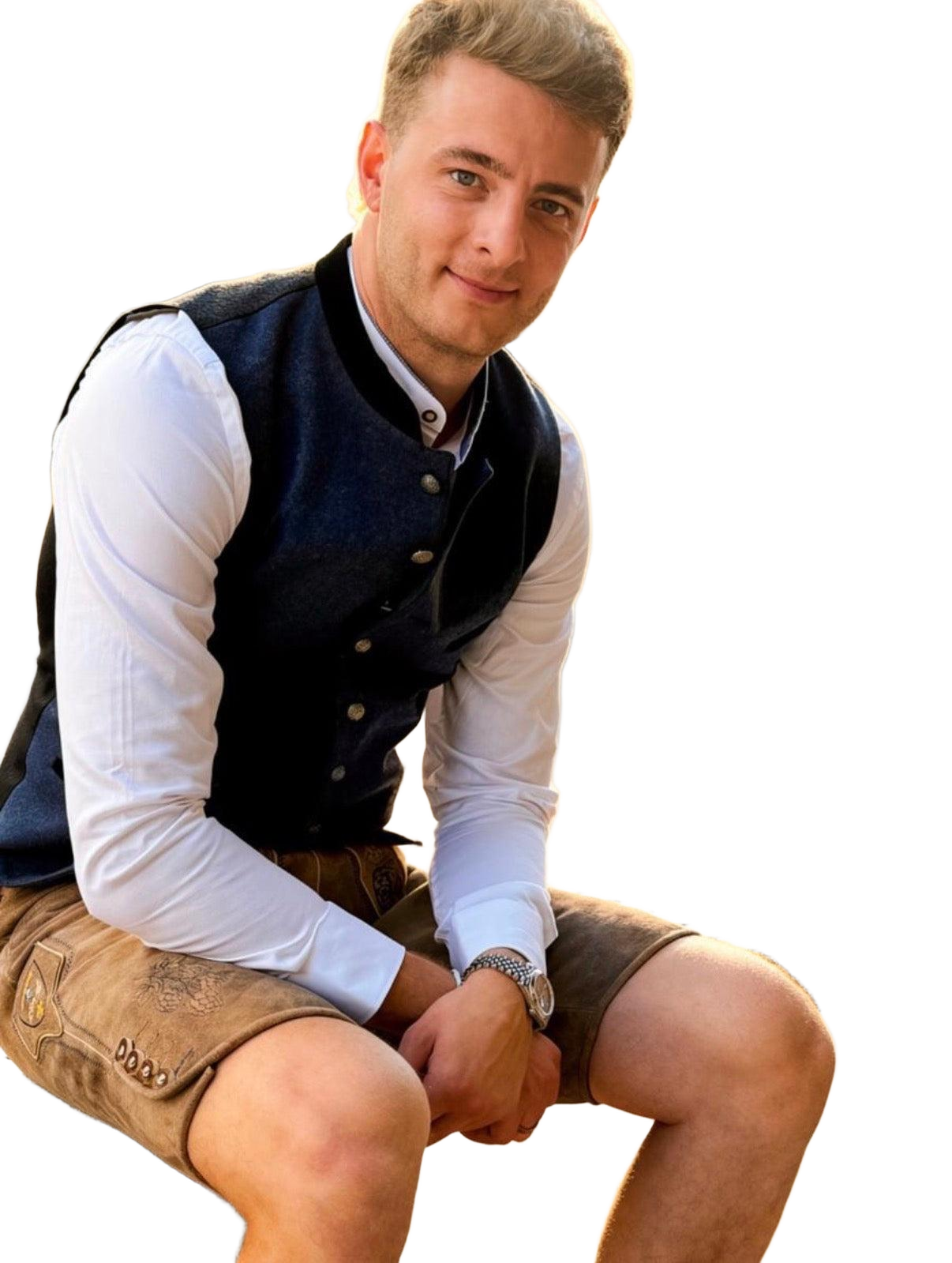 Markgraf x Straubing Tigers Lederhose NUR IM LADEN ERHÄLTLICH!