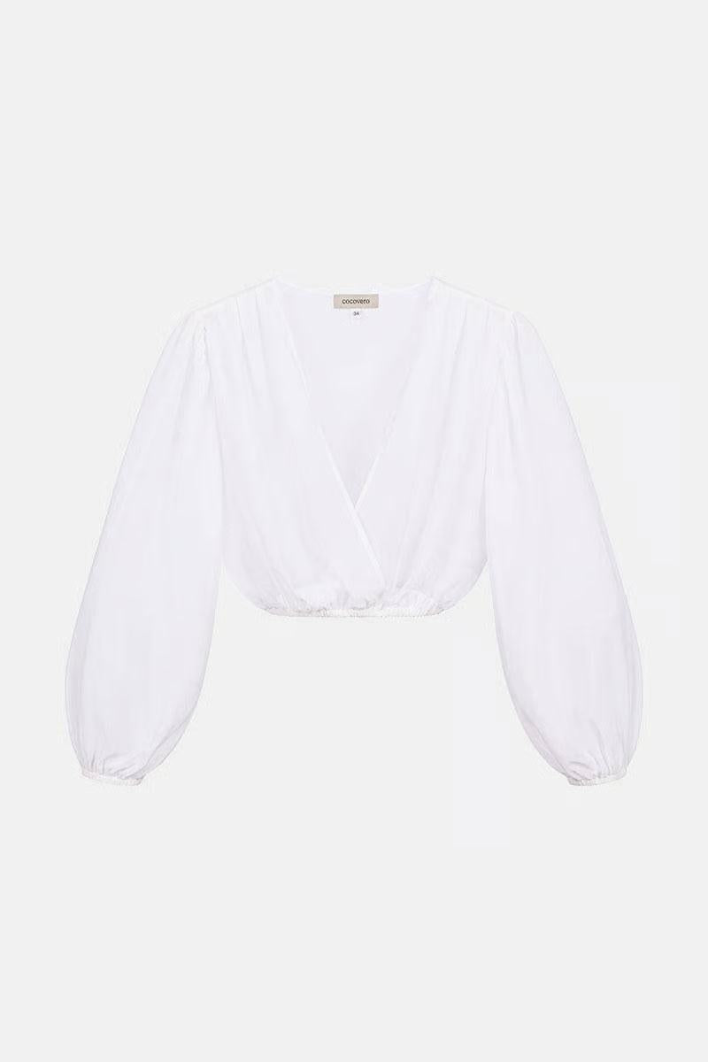 Cocovero Dirndlbluse Ida Organza White