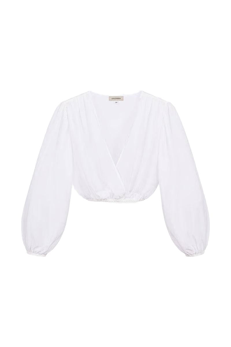Cocovero Dirndlbluse Ida Organza White