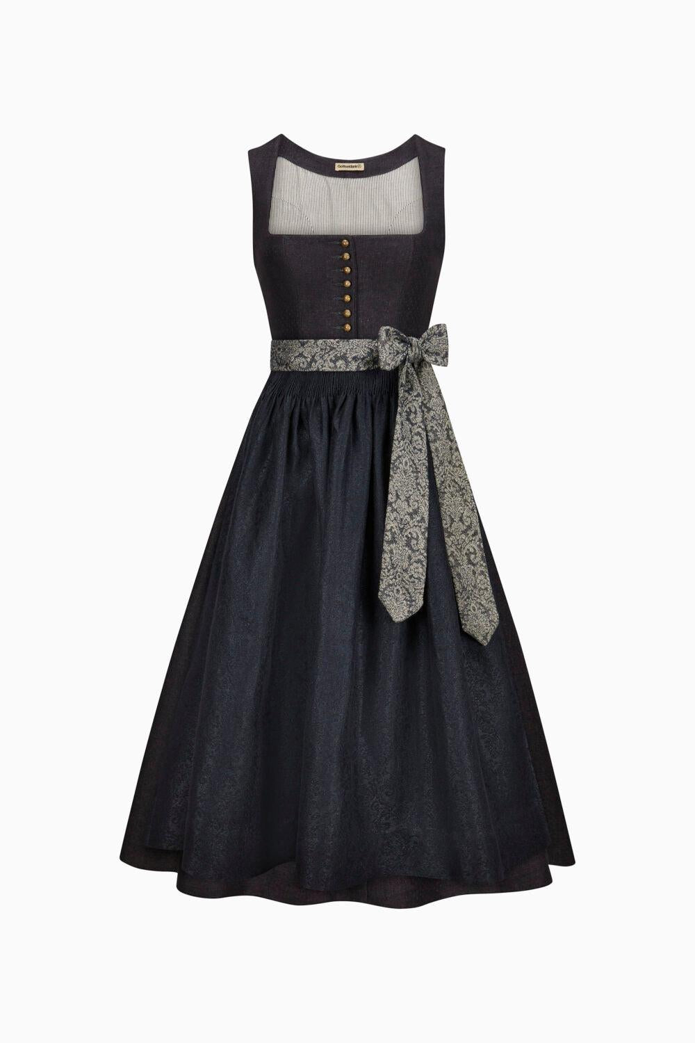 Gottseidank Dirndl Monika Schwarzblau