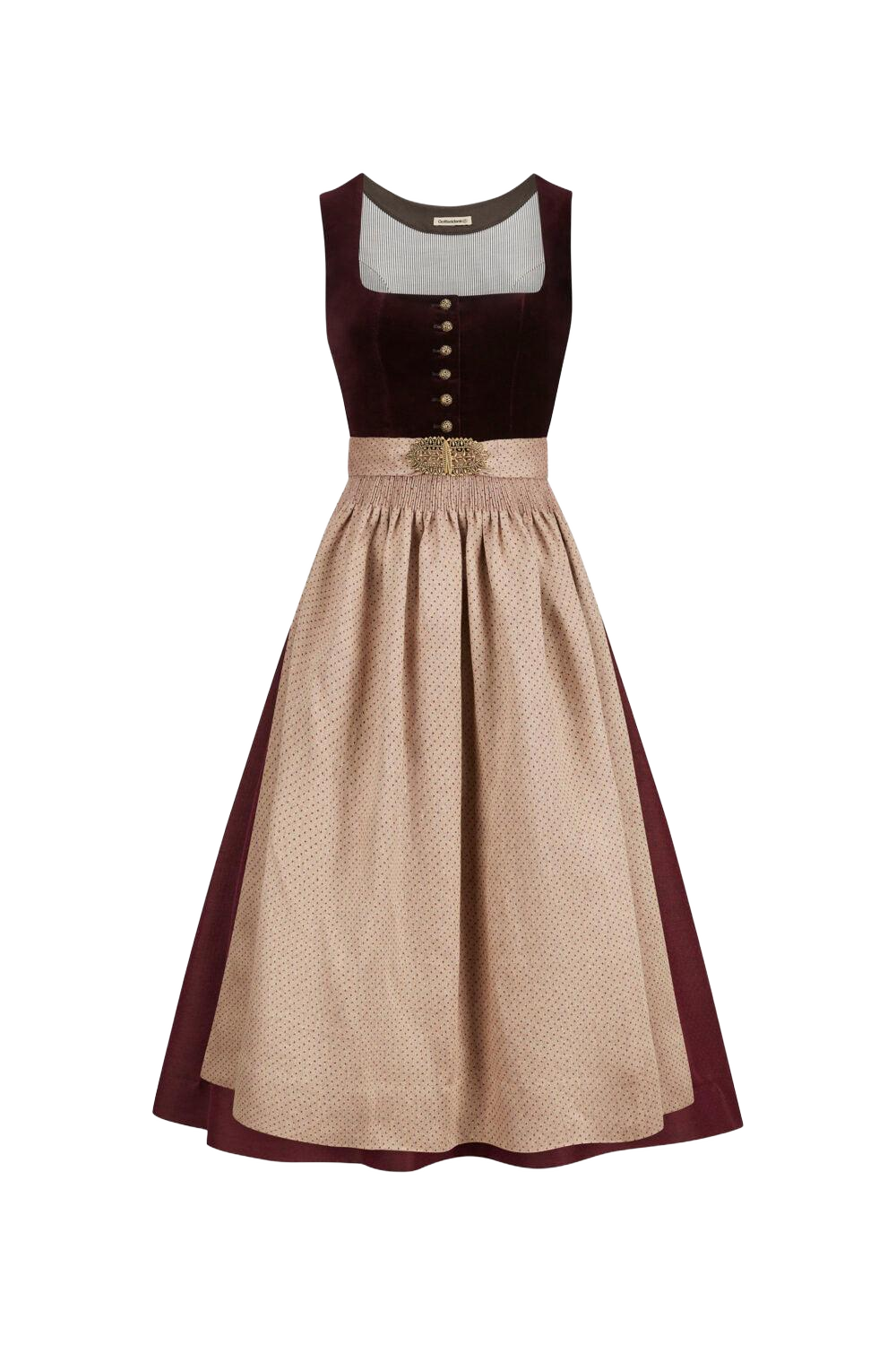 Gottseidank Dirndl Monika Bordeaux Burgunder
