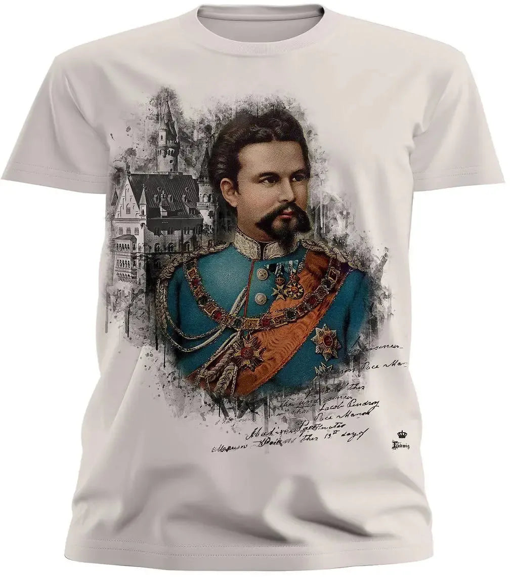Almtracht T-Shirt Ludwig Weiß