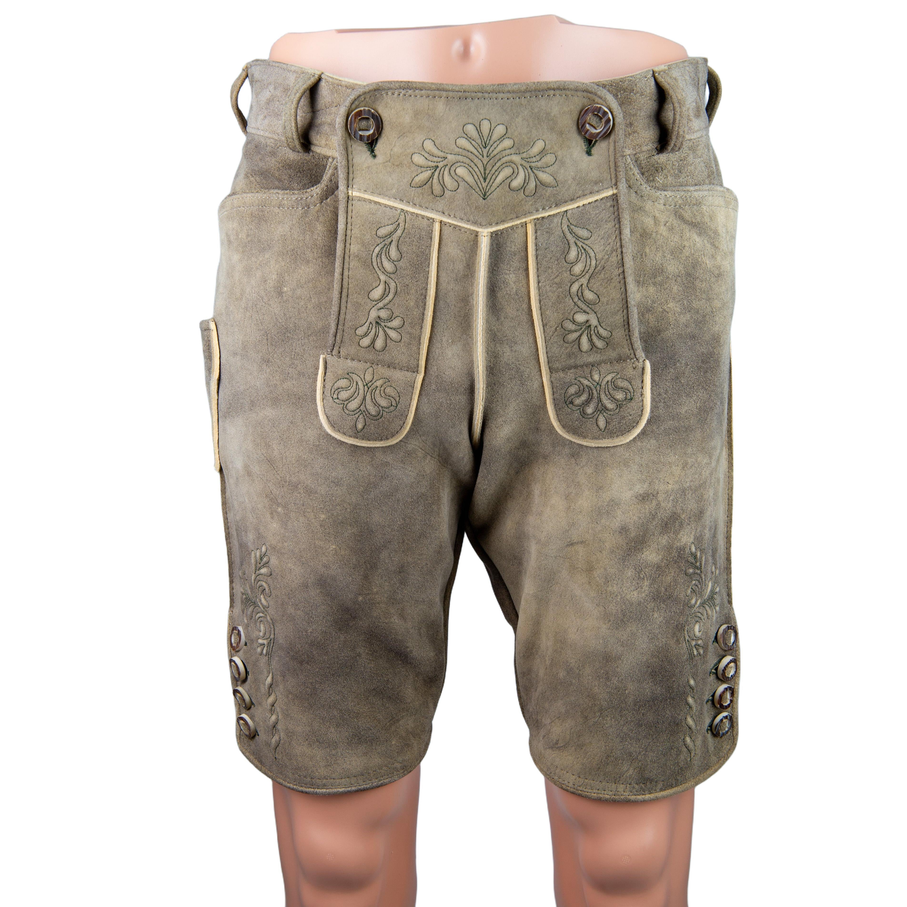 Markgraf Ziegenvelour-Lederhose Pucking