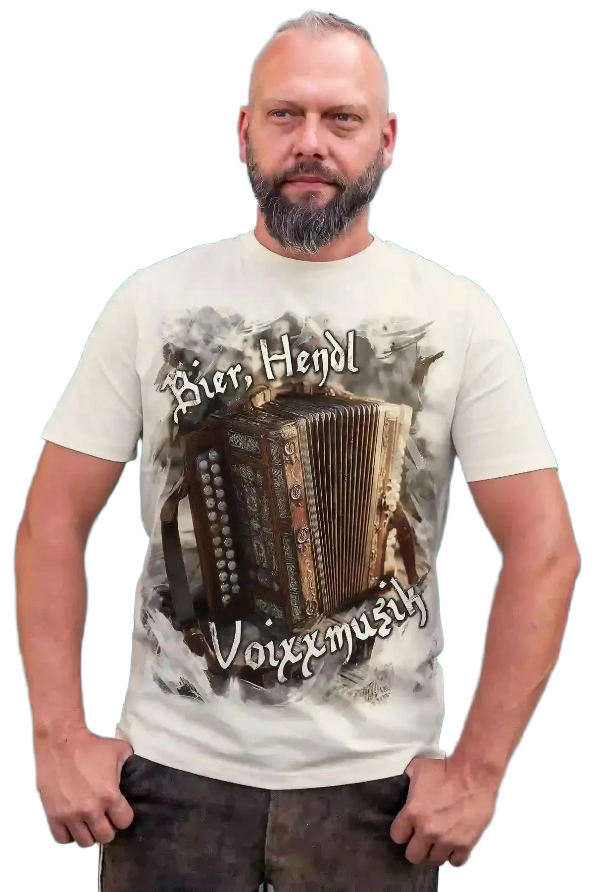 Almtracht T-Shirt Bier, Hendl, Voixxmusik