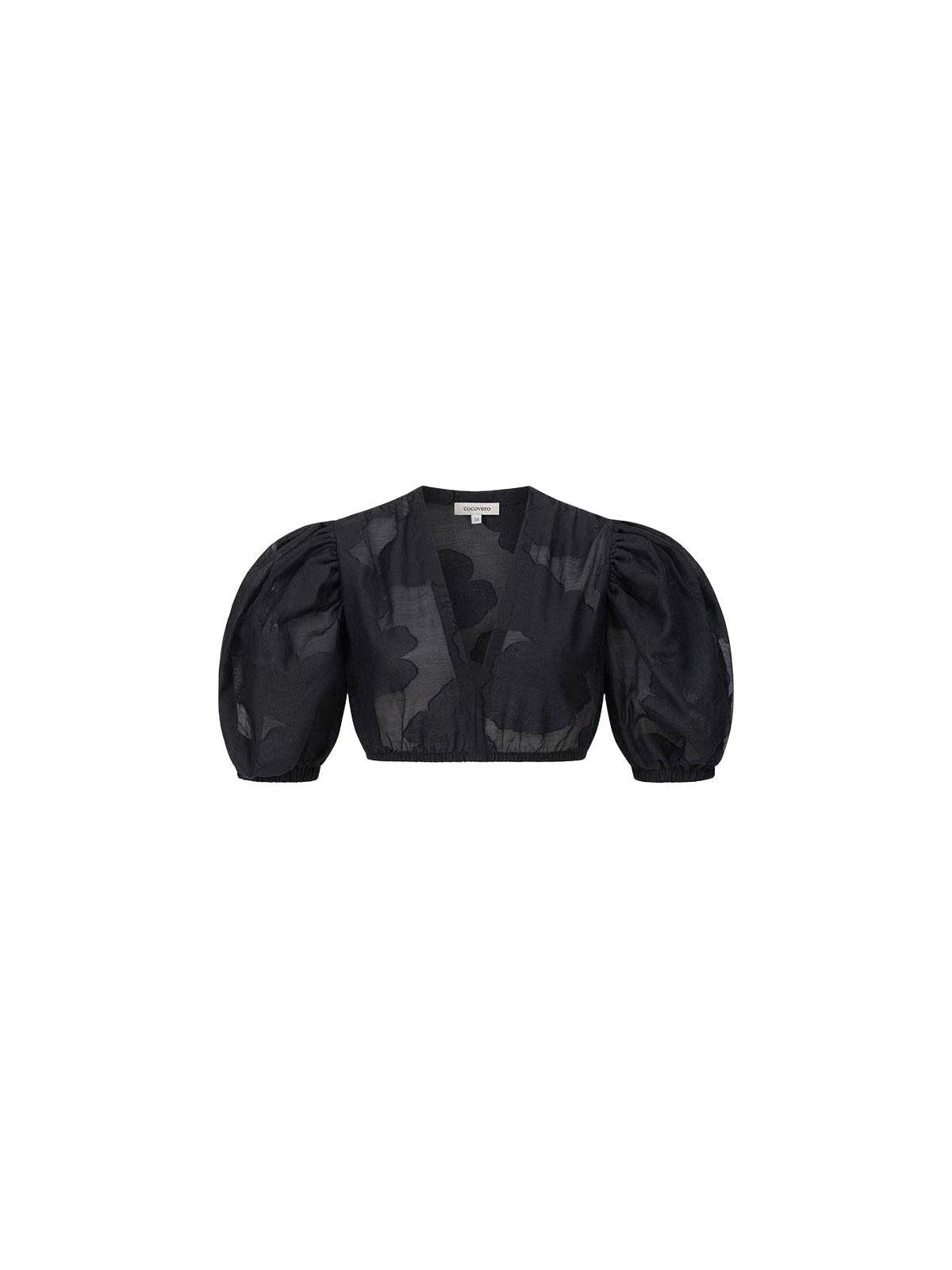 CocoVero Dirndlbluse Zola Schwarz