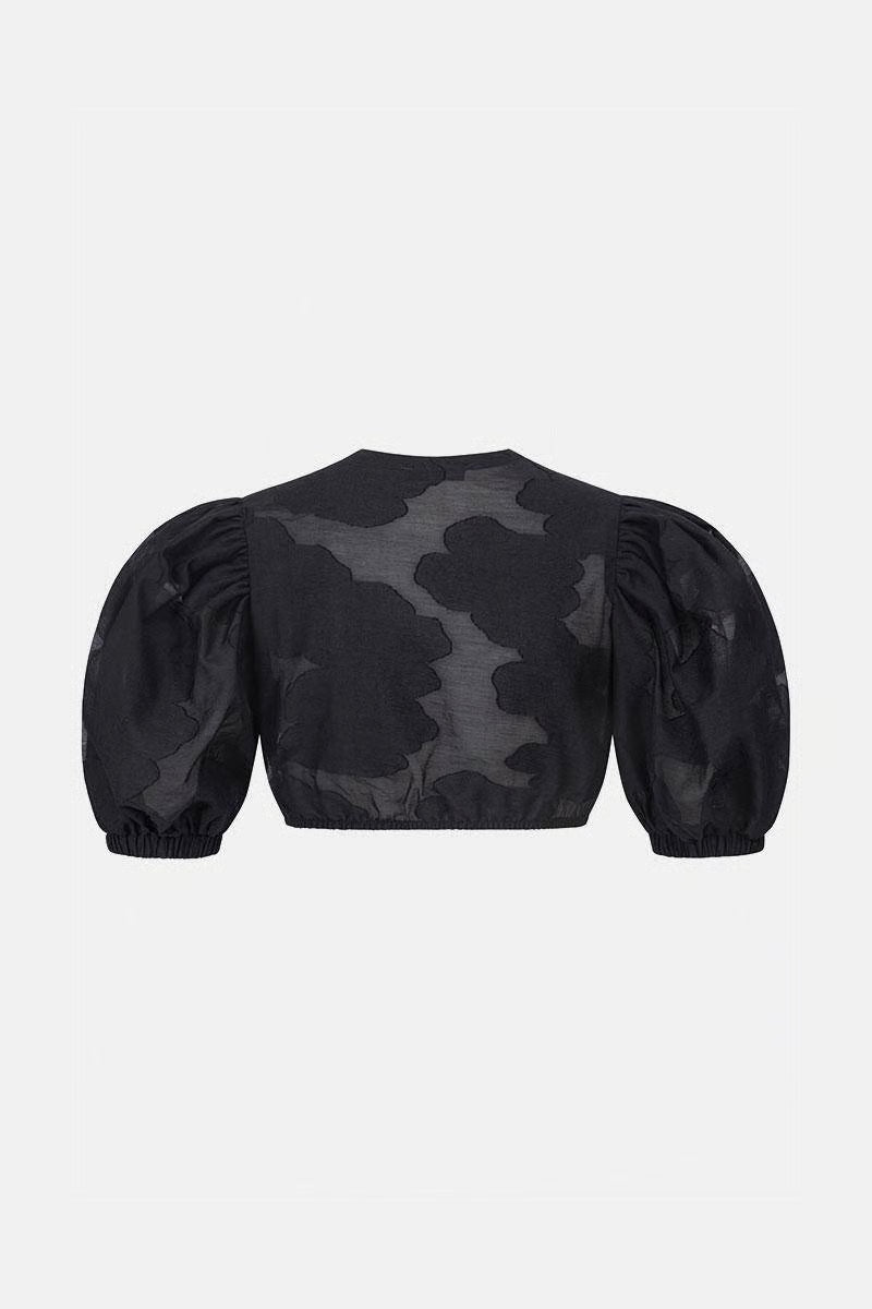 Cocovero Dirndlbluse Zenta Schwarz