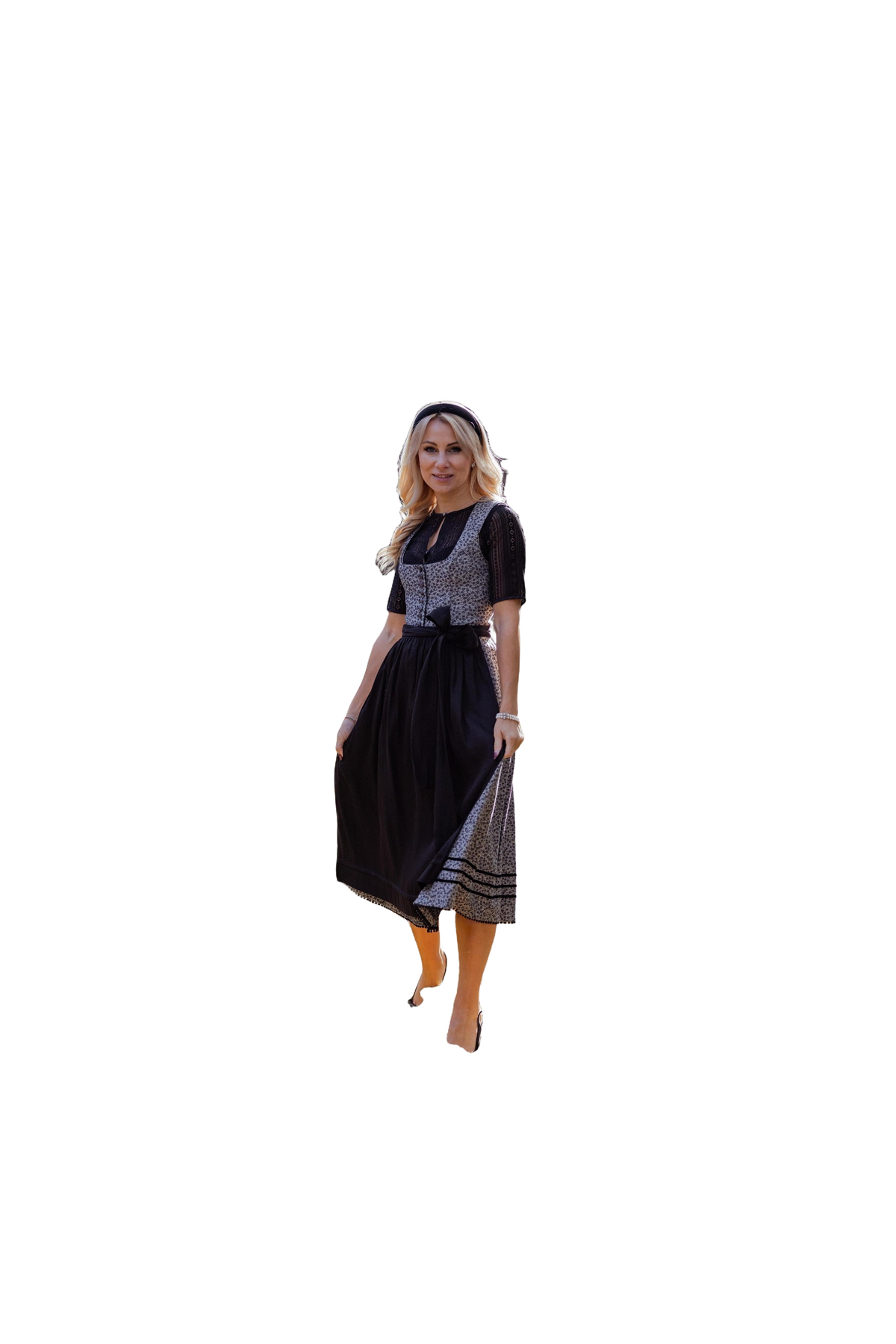 Heimatglück Dirndl Ruth schwarz