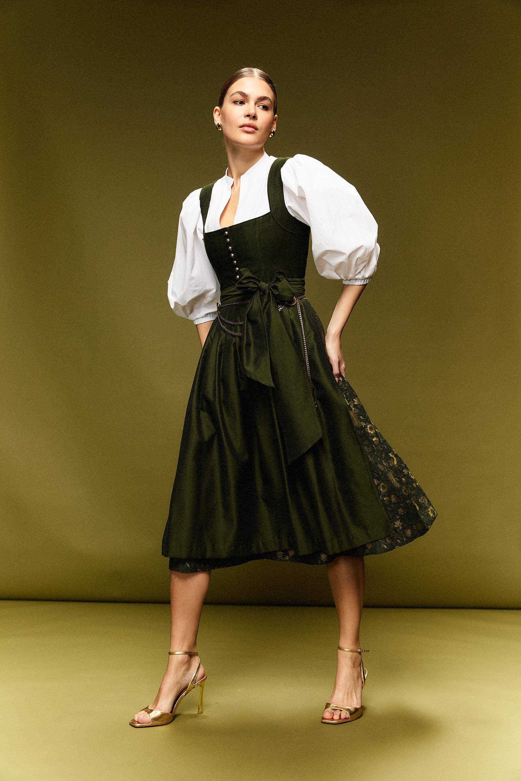 Cocovero Dirnd Hedi Golden Green