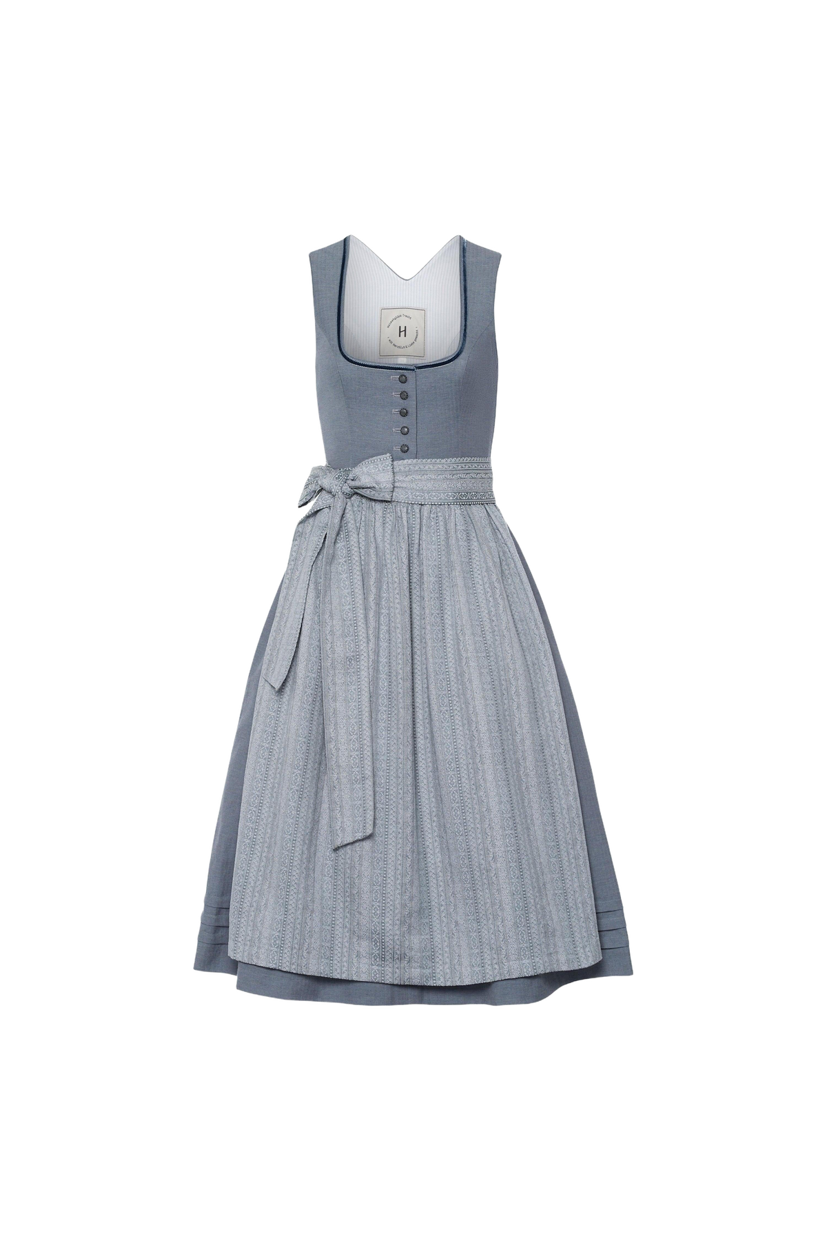 Heimatglück Dirndl Johanna Hellblau