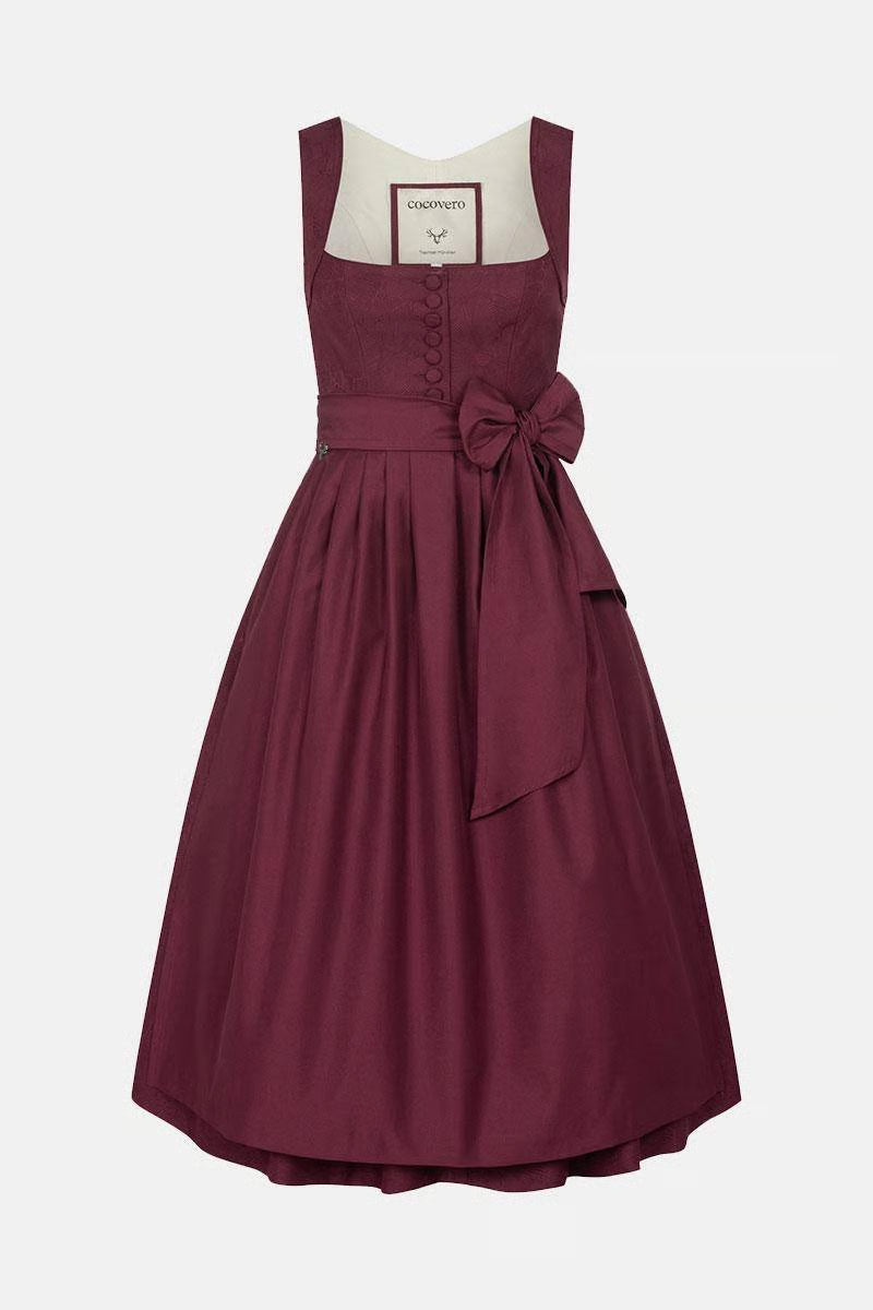 Cocovero Dirnd Hedi Tinted Bordeaux