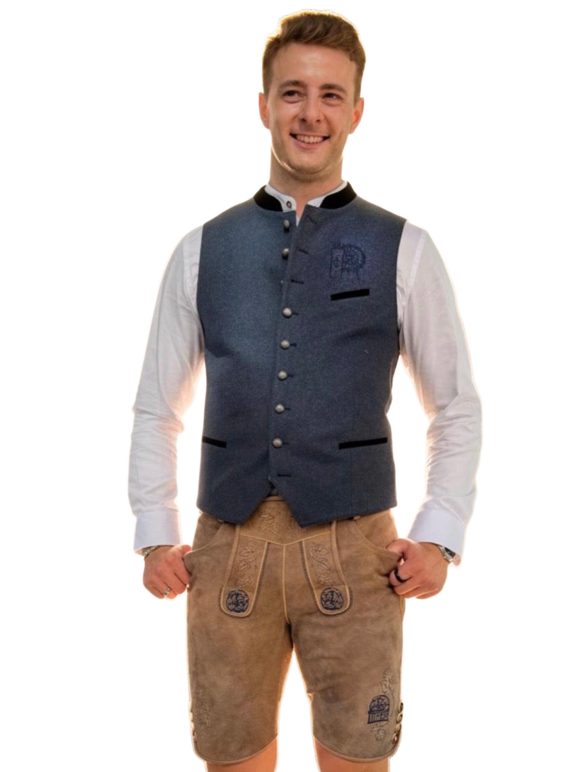 Markgraf x Straubing Tigers Lederhose NUR IM LADEN ERHÄLTLICH!