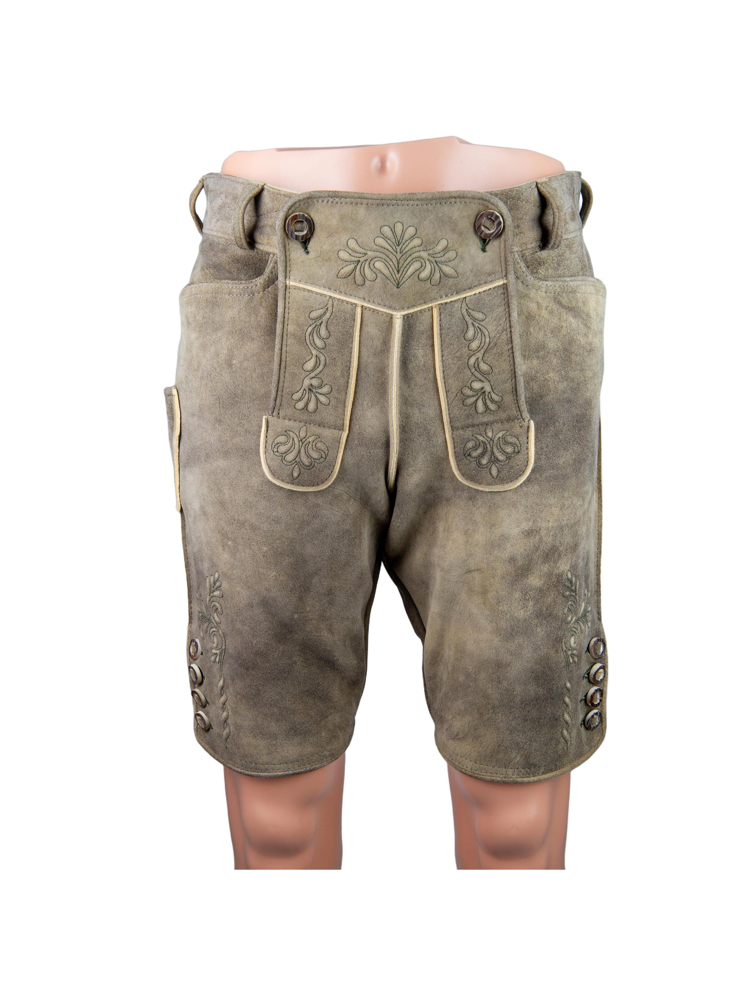 Markgraf Ziegenvelour-Lederhose Pucking