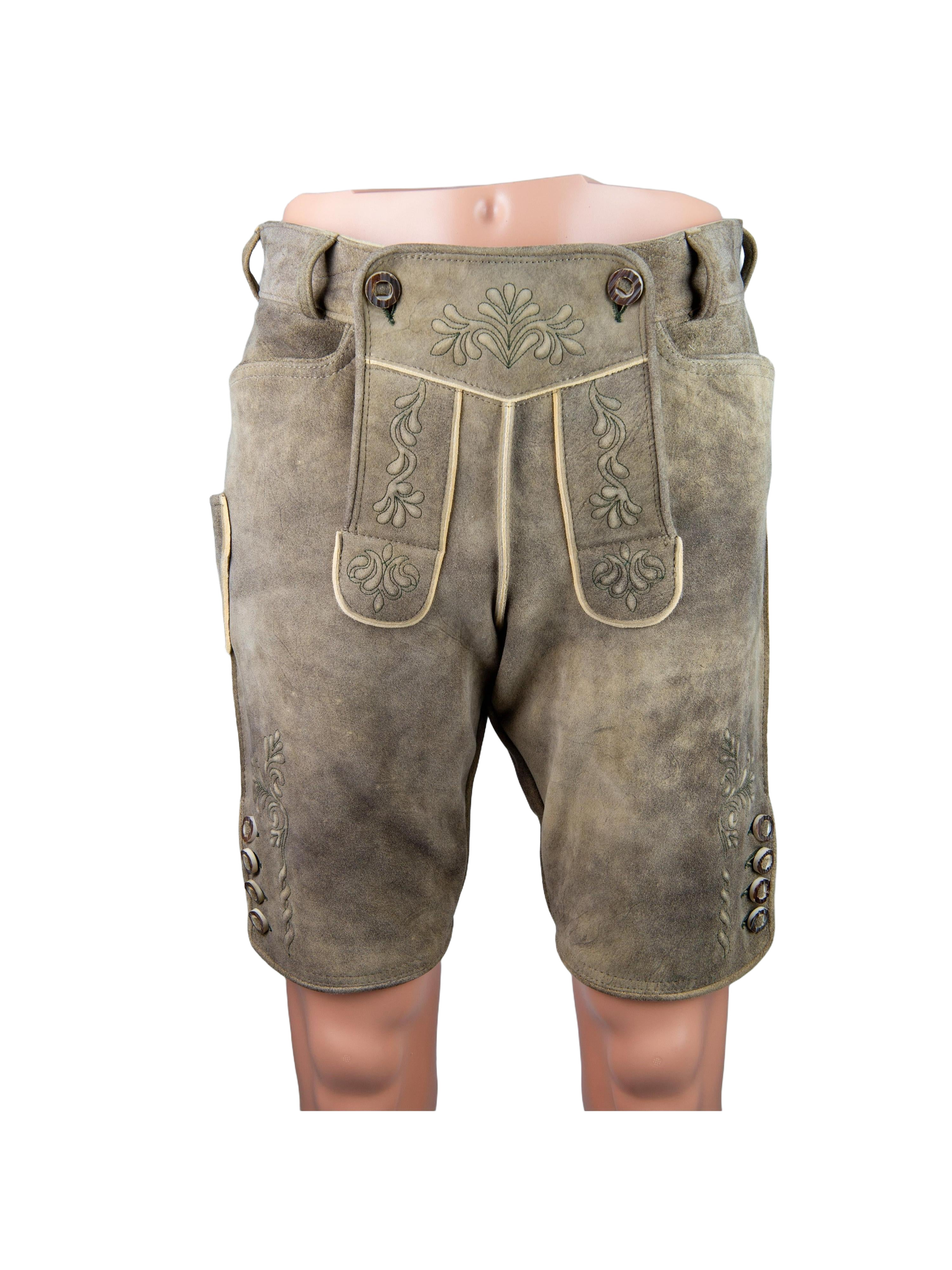 Markgraf Ziegenvelour-Lederhose Pucking