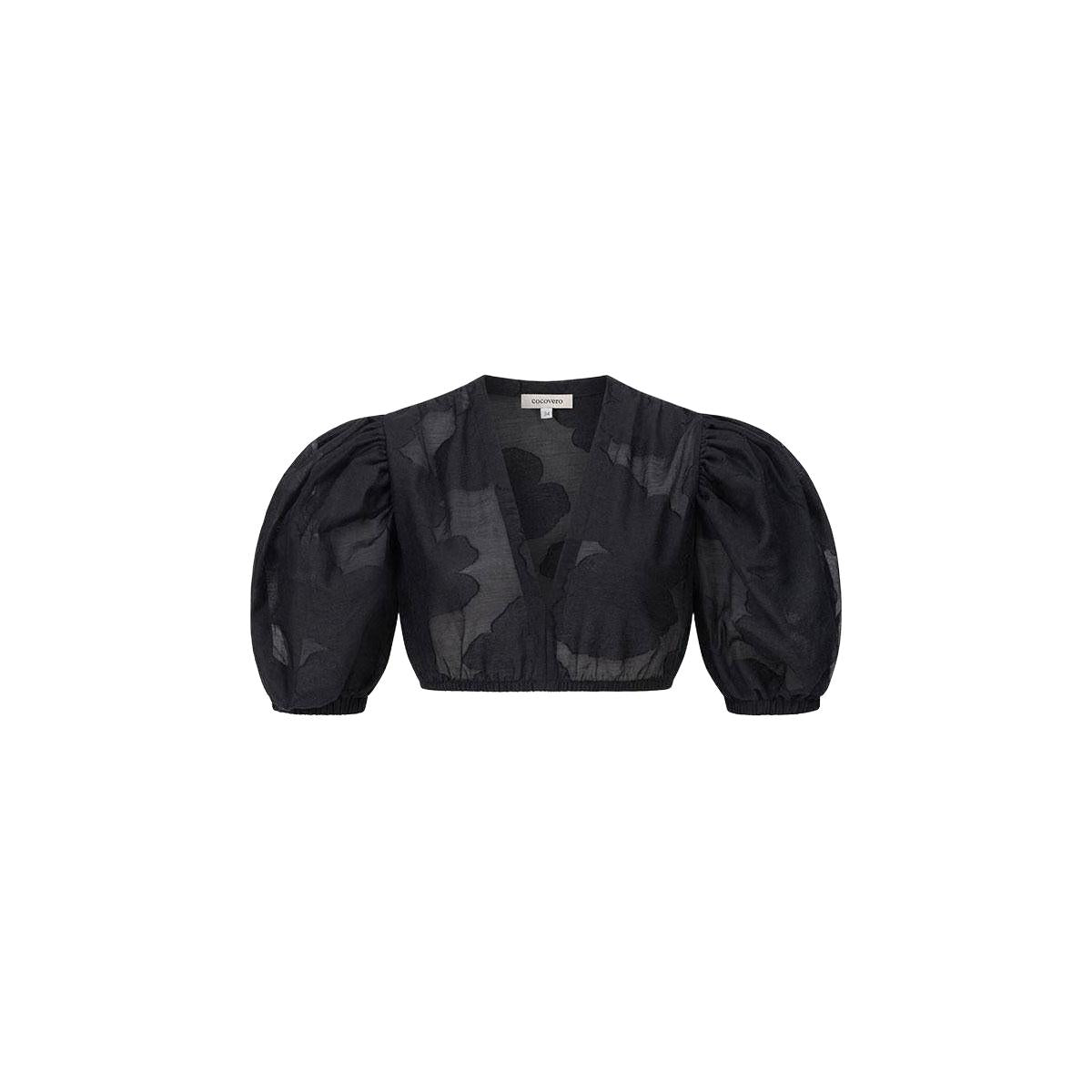 CocoVero Dirndlbluse Zola Schwarz