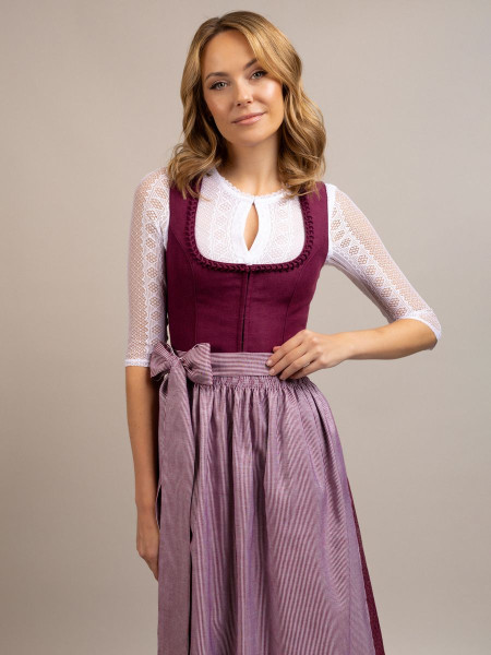 Heimatglück Dirndl Mona Rot