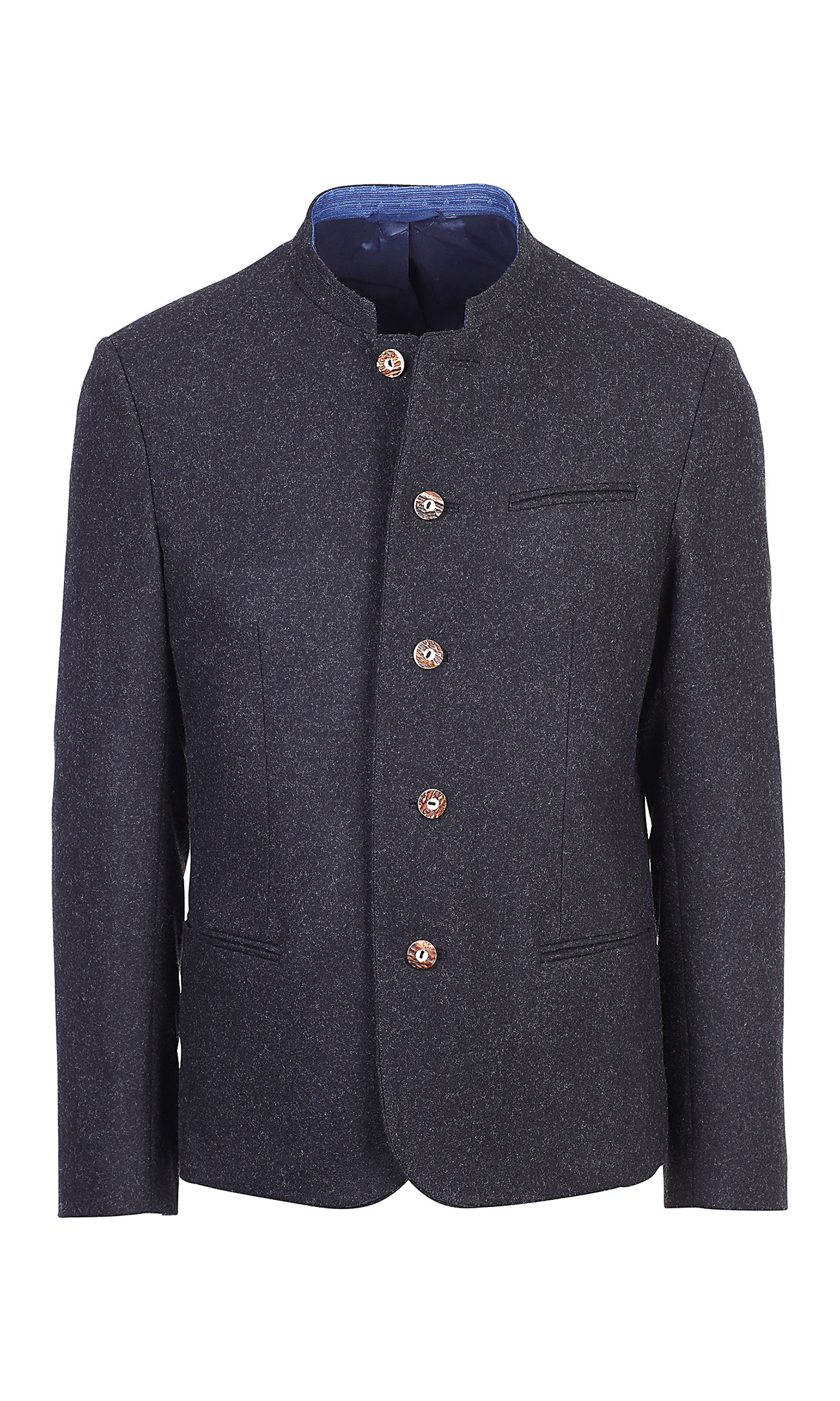 Grasegger Trachtenjacke Diridari Obolus - Anthrazit Mit Hirschhornknöpfen