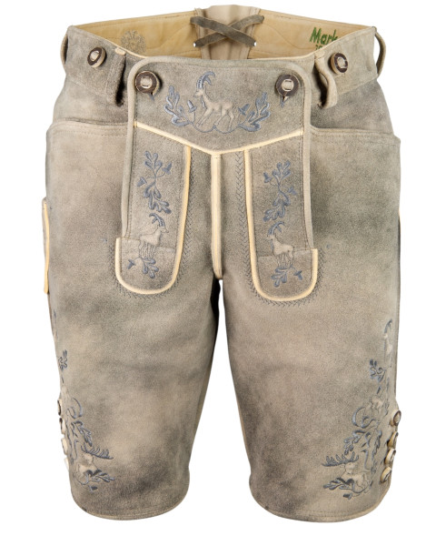 Markgraf Lederhose Wildleben Ziegenvelour