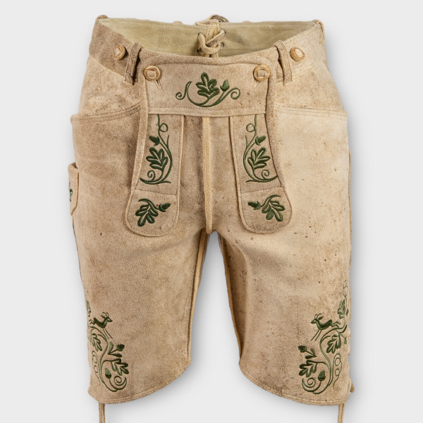 Markgraf Lederhose Plattler Alpenhirsch